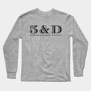 5 & Dime logo black Long Sleeve T-Shirt